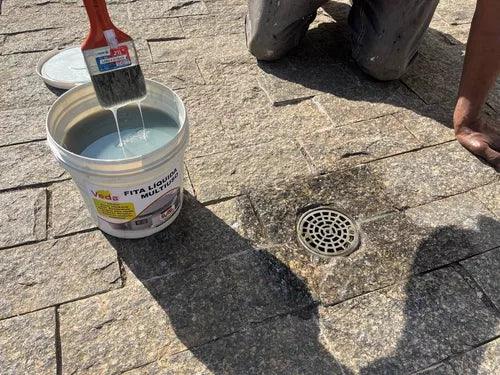 Fita Líquida - Impermeabilizante transparente (janelas, pisos, telhados, paredes e etc)