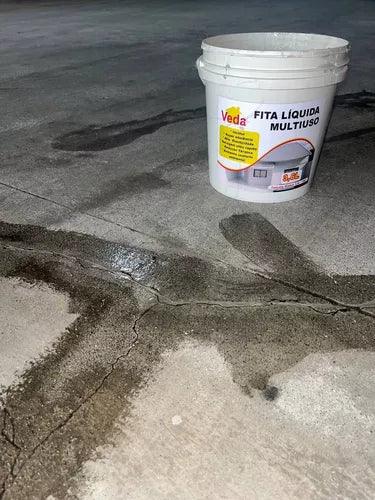 Fita Líquida - Impermeabilizante transparente (janelas, pisos, telhados, paredes e etc)