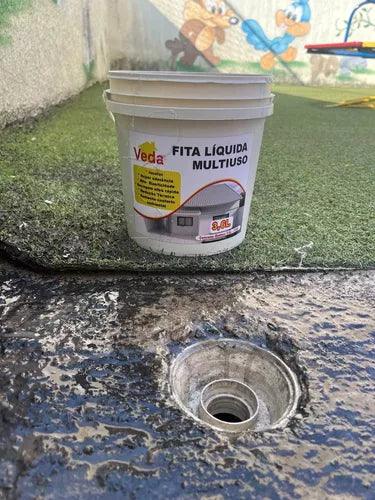 Fita Líquida - Impermeabilizante transparente (janelas, pisos, telhados, paredes e etc)