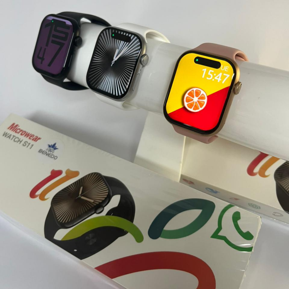 LANÇAMENTO 2026: Smartwatch S11 Pró (envia áudio e mensagens de Whatsapp)