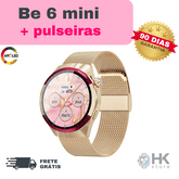 Smartwatch feminino Luxury + 3 Pulseiras de Brinde