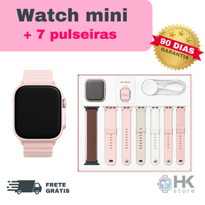 Watch Ultra Mini com 7 Pulseiras (frete Grátis)